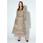 LIONA STYLE 813 Платье с жилетом (леопард)